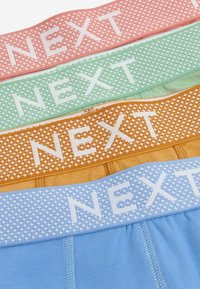 Next SIGNATURE HIPSTERS - Trumpikės - signature blue green bamboo texture waistband