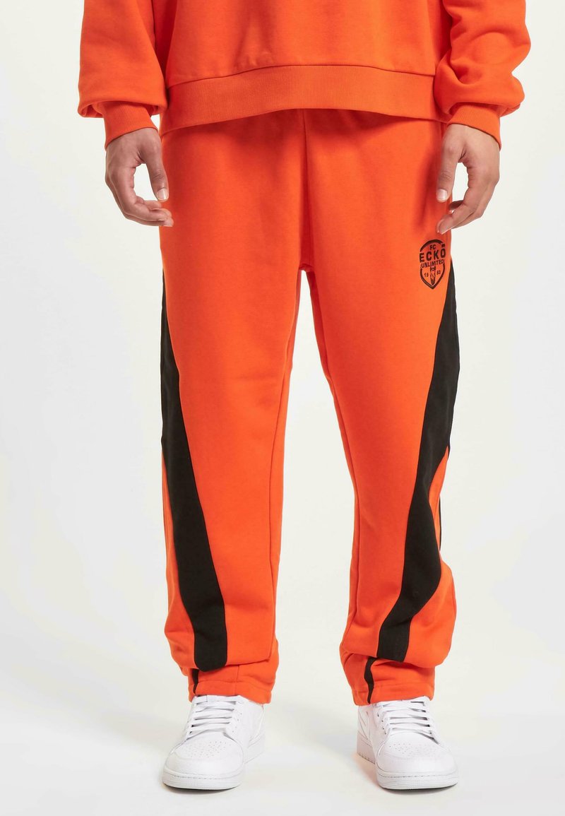 ecko unltd. CONSTRUCTION JOGGING - Tracksuit bottoms - red black