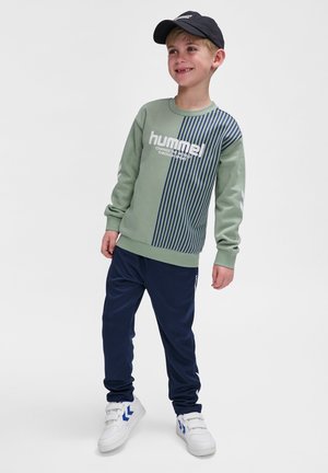 Sweatshirt - green blue