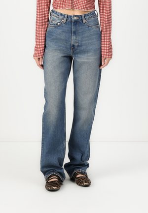 ROWE EXTRA HIGH - Straight leg jeans - iron blue