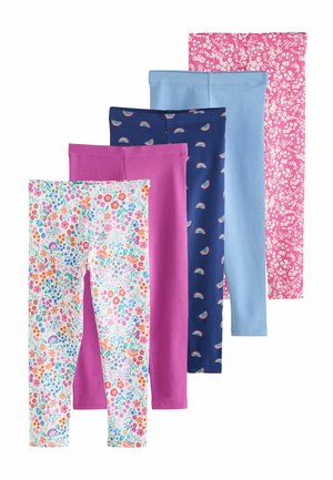 REGULAR FIT - 5 PACK - Retuusid - püksid - navy rainbow floral