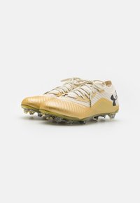 Under Armour SHADOW ELITE 2.0 FG - Scarpe da calcio per terreni duri - ivory dune/brownstone/anthracite