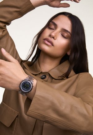 RETRO - Orologio digitale - light grey