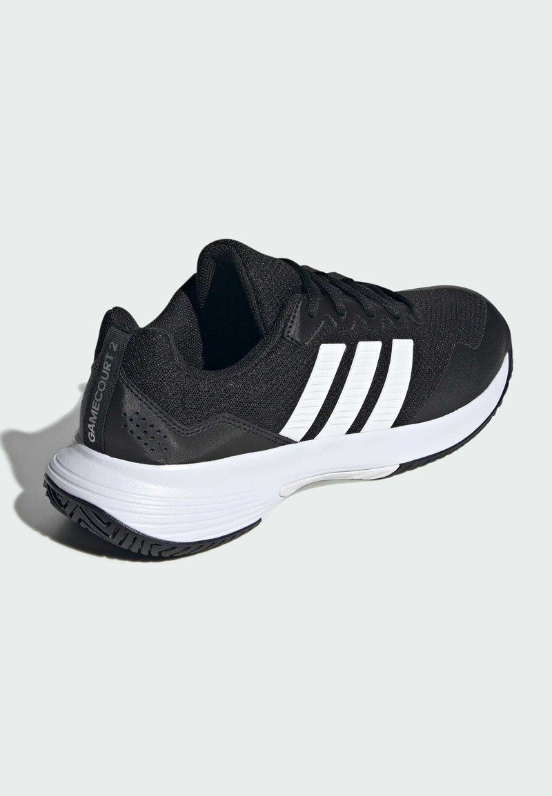 adidas Performance GAMECOURT 2 M - Multicourt tennis shoes - core black  cloud white silver metallic/black - Zalando.ie