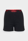 SPORTY LOGO SHORTS - Pyjamahousut/-shortsit - black