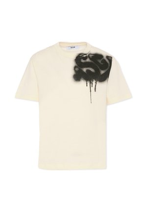 A MANICA CORTA - T-shirt con stampa - ivory