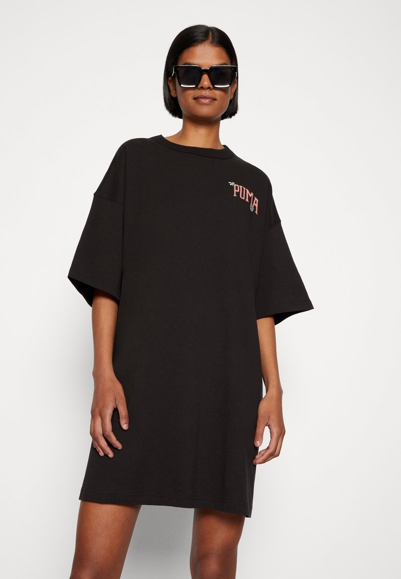 Damen Freizeitkleider | Puma DOWNTOWN GRAPHIC Jerseykleid black/schwarz - CQ96124 Damen Freizeitkleider | Puma DOWNTOWN GRAPHIC Jerseykleid black/schwarz - CQ96124