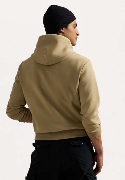 Polo Ralph Lauren LOGO DOUBLE-KNIT HOODIE - Sweater - beige
