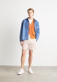 Les Deux STAN STRIPE SWIM - Shorts - ivory/baked papaya