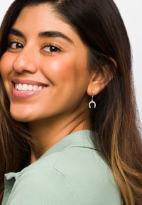 Sofia Milani HORSESHOE - Örh änge - silver coloured