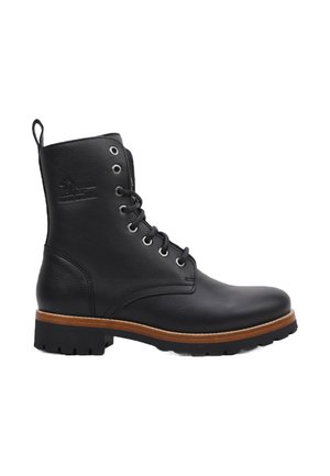 Panama Jack FRISIA - Enkellaarsjes met plateauzool - black