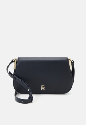 Tommy Hilfiger SPRING CHIC FLAP CROSSOVER - Borsa a tracolla - space blue