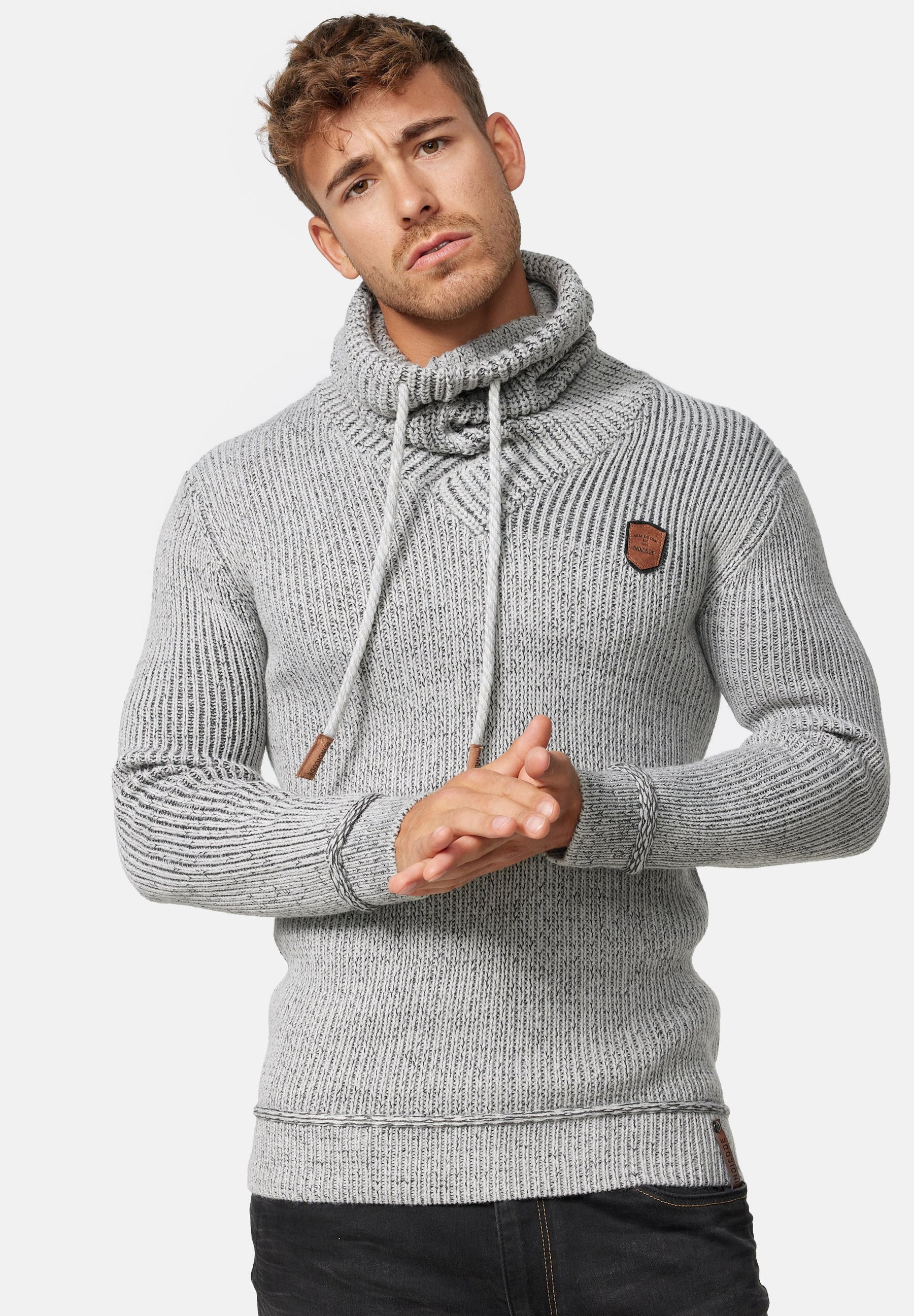 INDICODE JEANS KESHAWN - Trui - grau/grijs - Zalando.nl