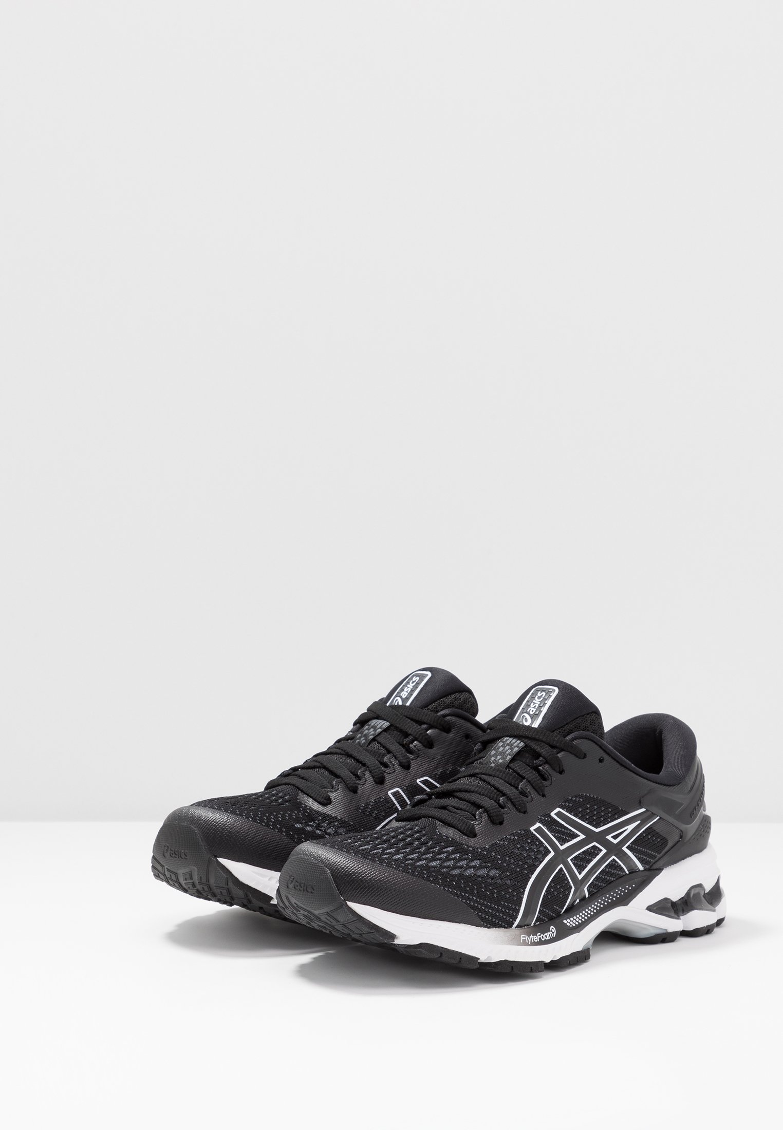 gel kayano 26 black and white