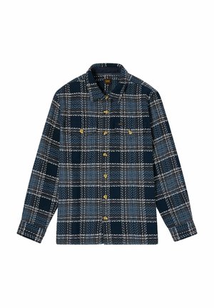 Lee LONG SLEEVE TEXTURED 2PKT - Let jakke / Sommerjakker - mood indigo grey plaid