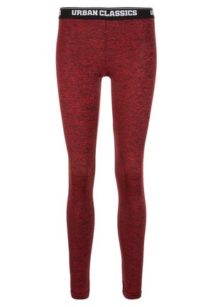 Leggingsit - red mottled