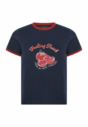 Pixie Girl, PETITE GRAPHIC & SLOGAN TOPS - Camiseta estampada - navy