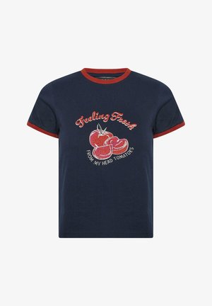 Pixie Girl, PETITE GRAPHIC & SLOGAN TOPS - T-shirt print - navy