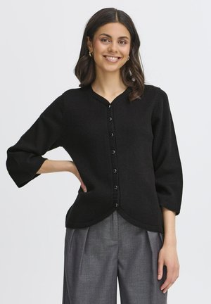 Fransa BITTE CAR - Cardigan - black