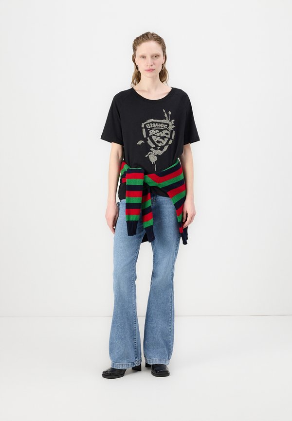 HAVEY - Print T-shirt - nero2