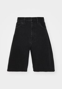 BRANDON - Jeansshorts - black