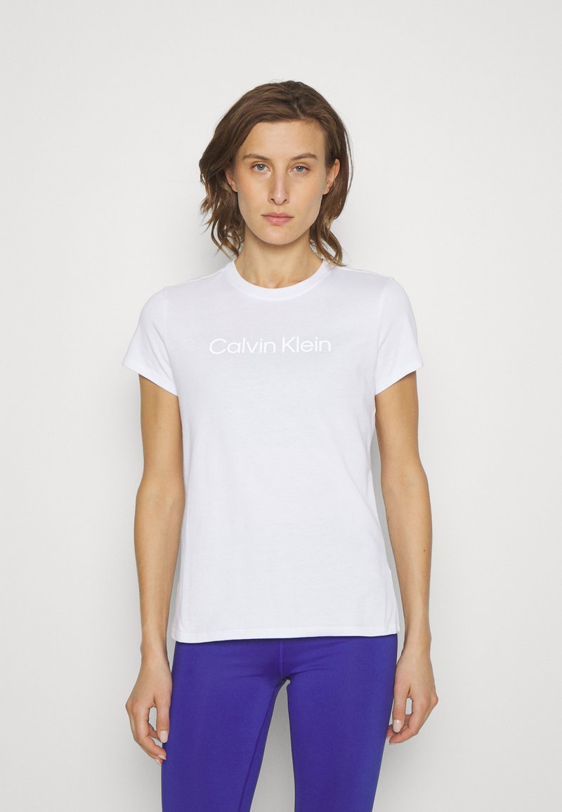 Calvin Klein Performance Sports Tshirt bright white/white Zalando