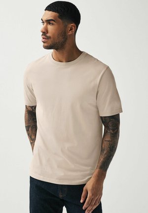 Next ESSENTIAL CREW NECK REGULAR - T-shirt basic - light neutral