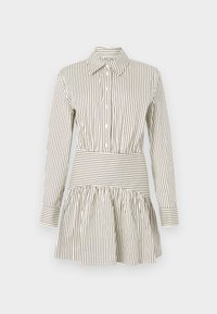 ROCCO MINI DRESS - Shirt dress - ivory/dark oak