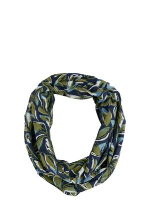 NEW EVERYDAY CIRCLE - Schlauchschal - green tonal leaves maritime