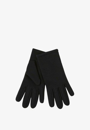 Lindex, LINDEX LINED JERSEY GLOVES LINDEX - Handsker - black