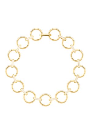 bangle up COLLIER EYELET - BLANC SABLE - Collier - gold coloured