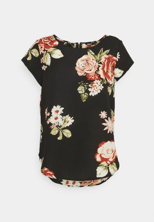 ONLY Tall ONLVIC - Printtipaita - black/pink