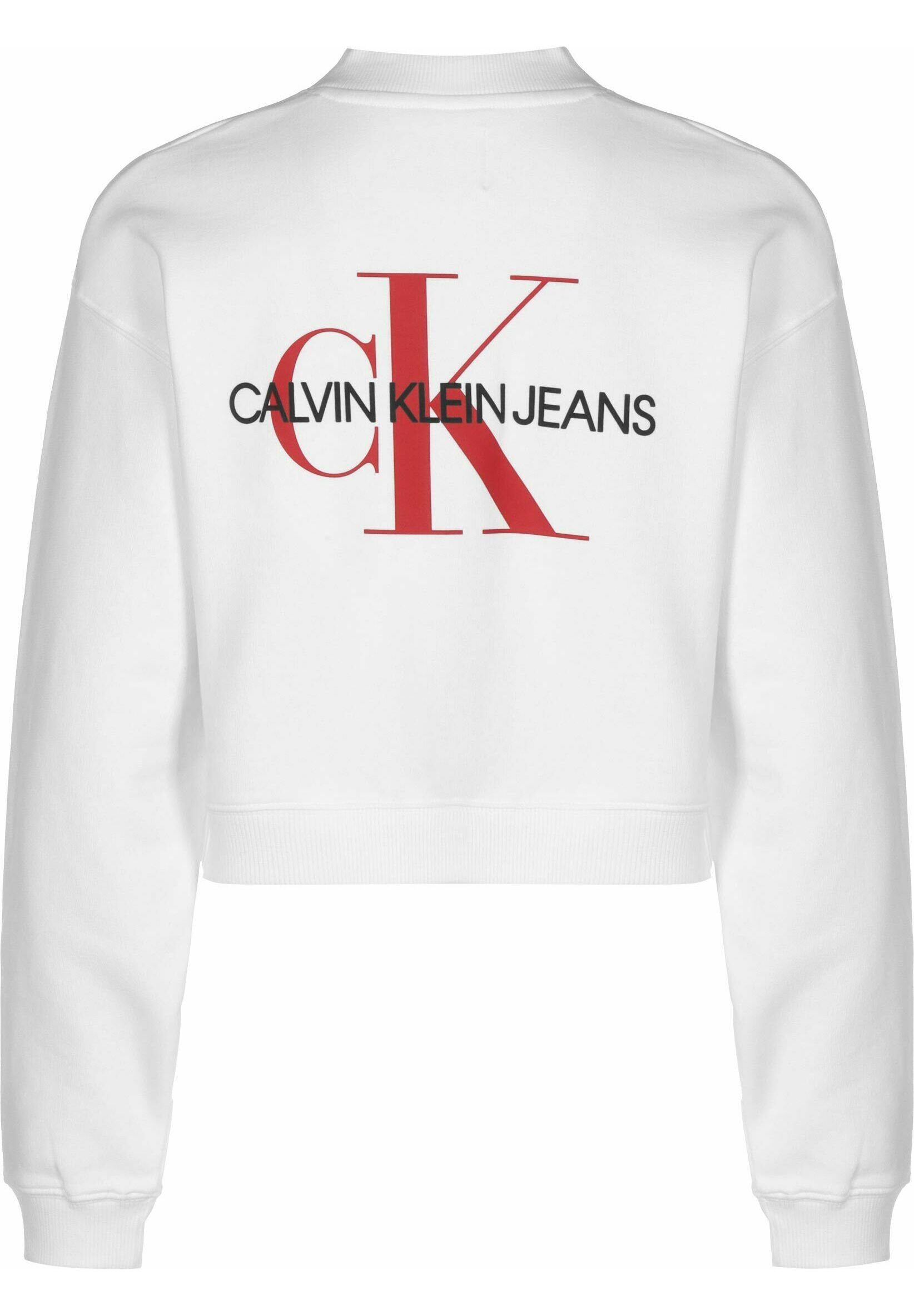 Calvin Klein Jeans BOYFRIEND - Sudadera - bright white/blanco - Zalando.es