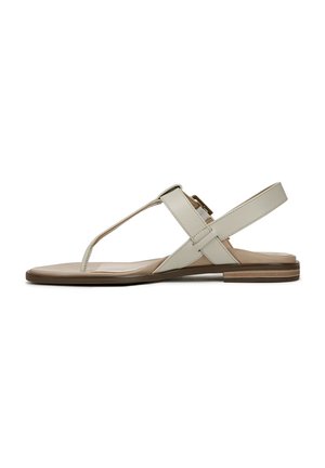 T-bar sandals - cream leather
