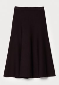 SIAN - A-line skjørt - dark plum