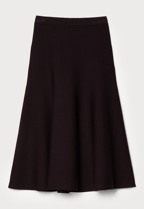 SIAN - A-line skirt - dark plum4