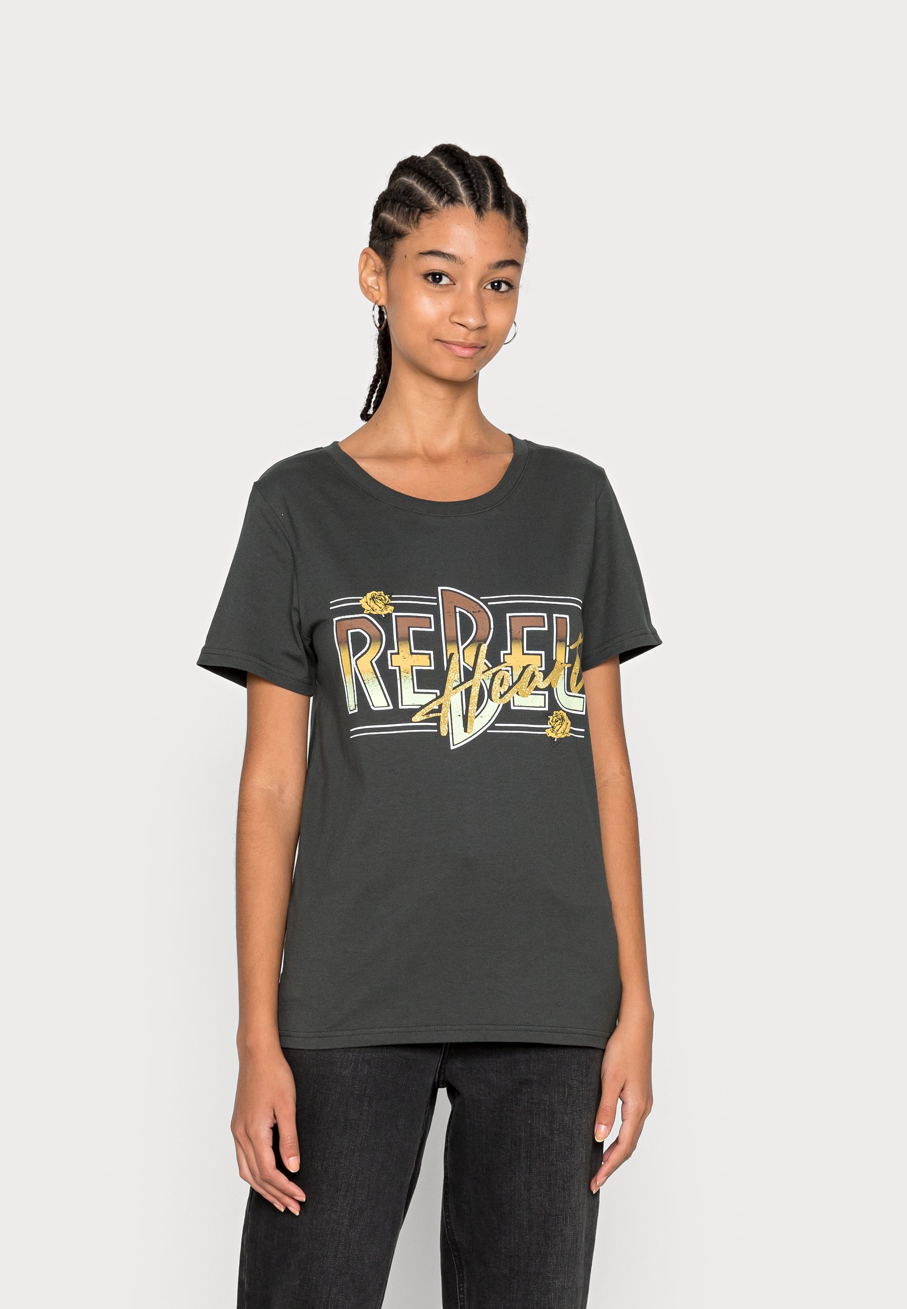 Glitter heart t shirt Clearance