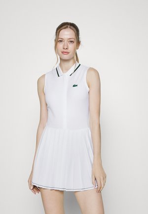 TENNIS DRESS TOUR - Jurken - white/green