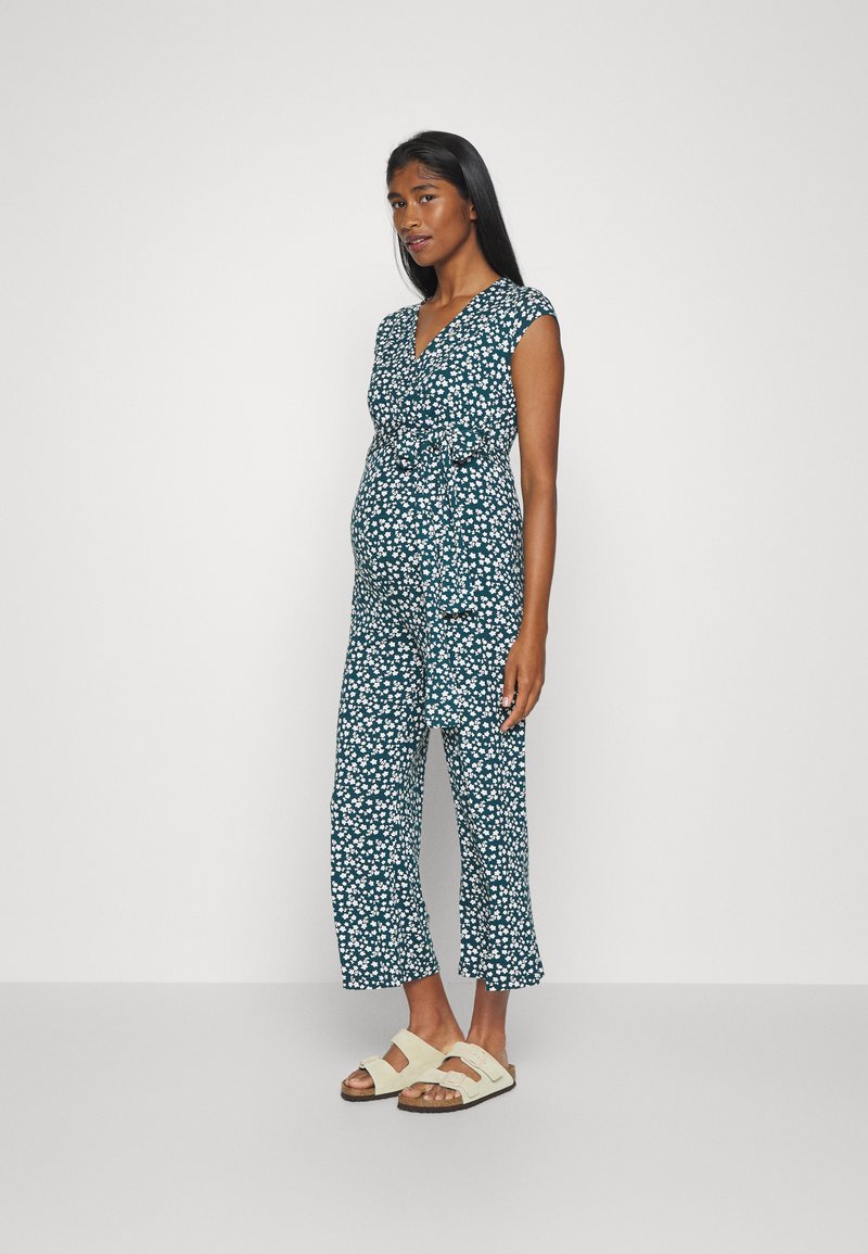 Even&Odd Maternity Jumpsuit green/multicoloured/green Zalando.co.uk