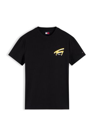 Tommy Jeans, TJM REG SIGN BACKPRINT TEE EXT - T-shirt imprimé - black