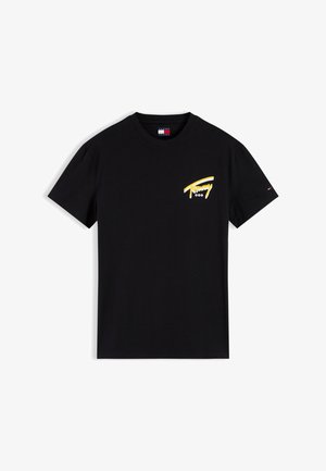 Tommy Jeans, TJM REG SIGN BACKPRINT TEE EXT - Camiseta estampada - black