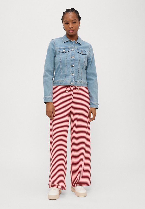 STRIPED SOFT TROUSERS - Trousers3