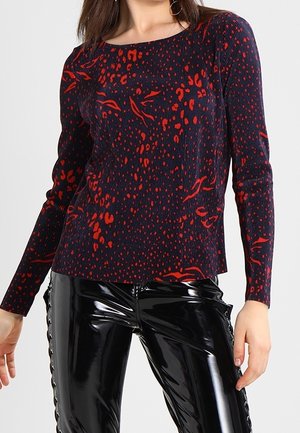 Langærmet T-shirt - dark blue