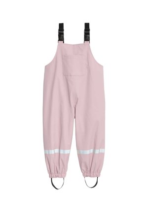 WATERPROOF DUNGAREES - Regnbyxor - pink cloud