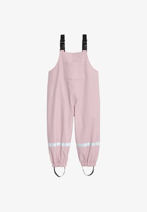 WATERPROOF DUNGAREES - Pantaloni impermeabili - pink cloud