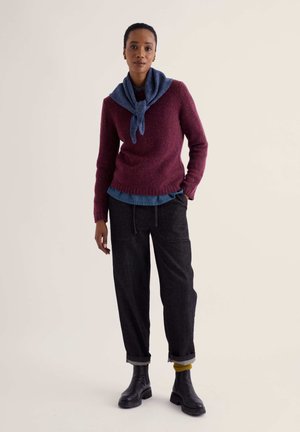 Seasalt Cornwall, SEASALT CORNWALL DAWSON PICK JUMPER - Pullover - purple - dark hellebore
