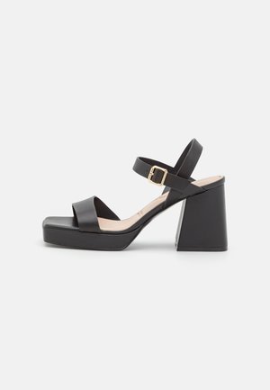 ALDO MONTSE - Sandalen met hoge hak - black