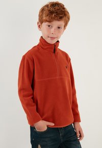 LELA REGULAR FIT - Vesta od flisa - orange