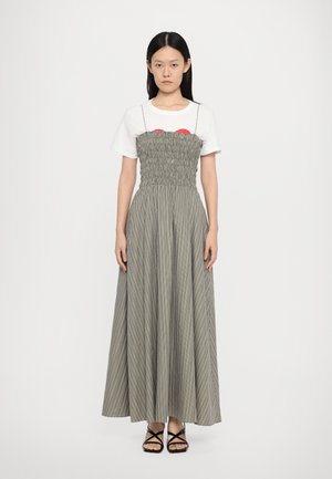 LIDA MAXI DRESS - Freizeitkleid - khaki stripe