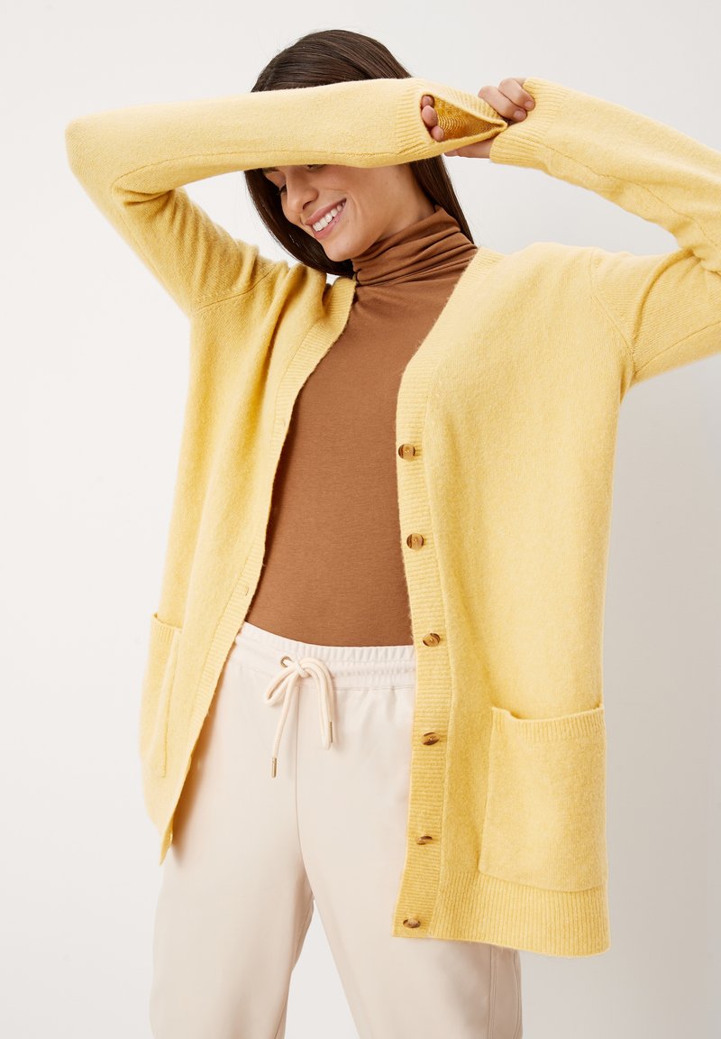Damen Strickjacken | s.Oliver Strickjacke buttercup yellow/gelb - EM94151 Damen Strickjacken | s.Oliver Strickjacke buttercup yellow/gelb - EM94151